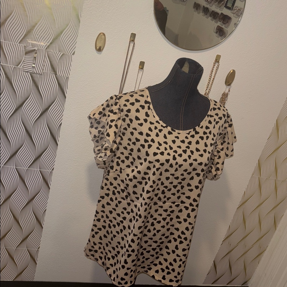 Spotted Heart Blouse